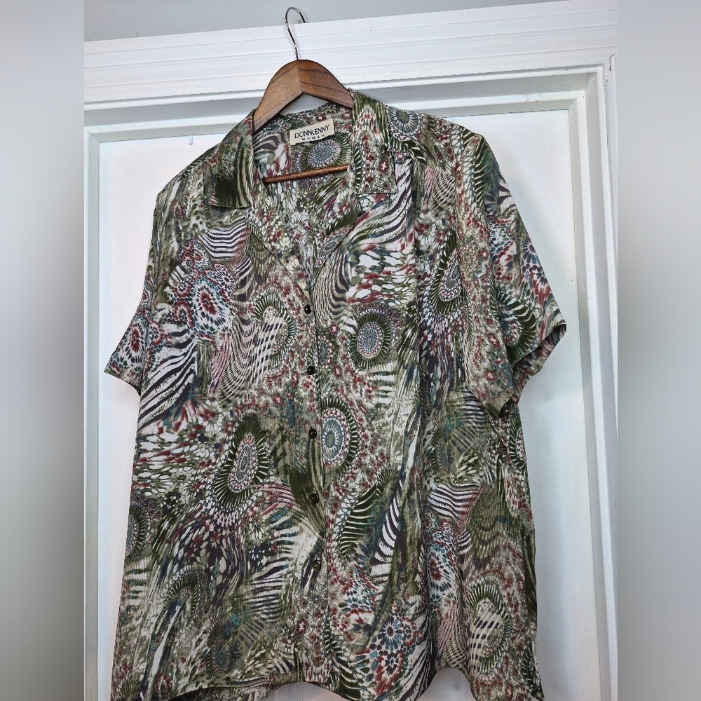 Vintage DonnKenny Short Sleeve Blouse